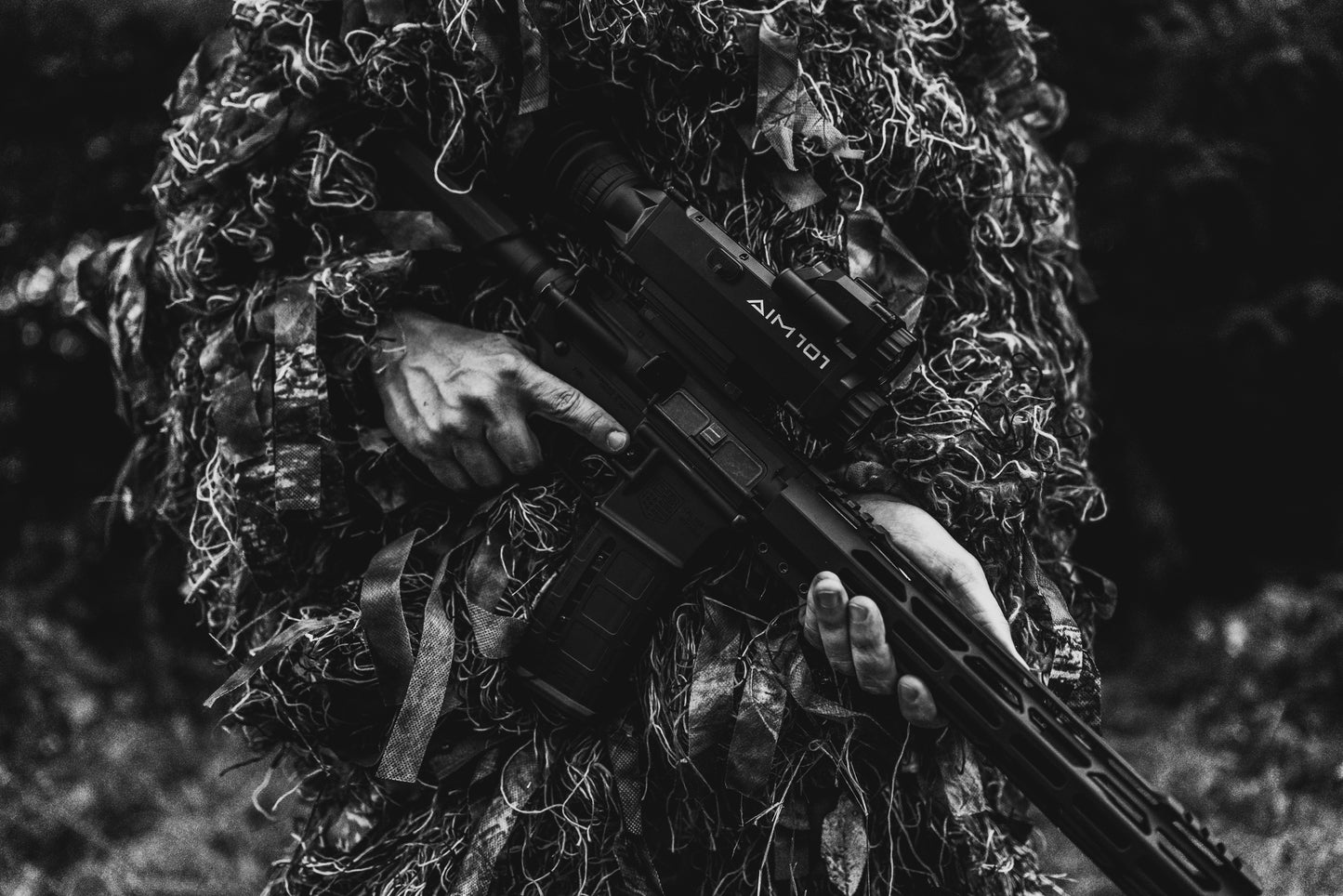 AIM101 Thermal+night vision+LRF Scope