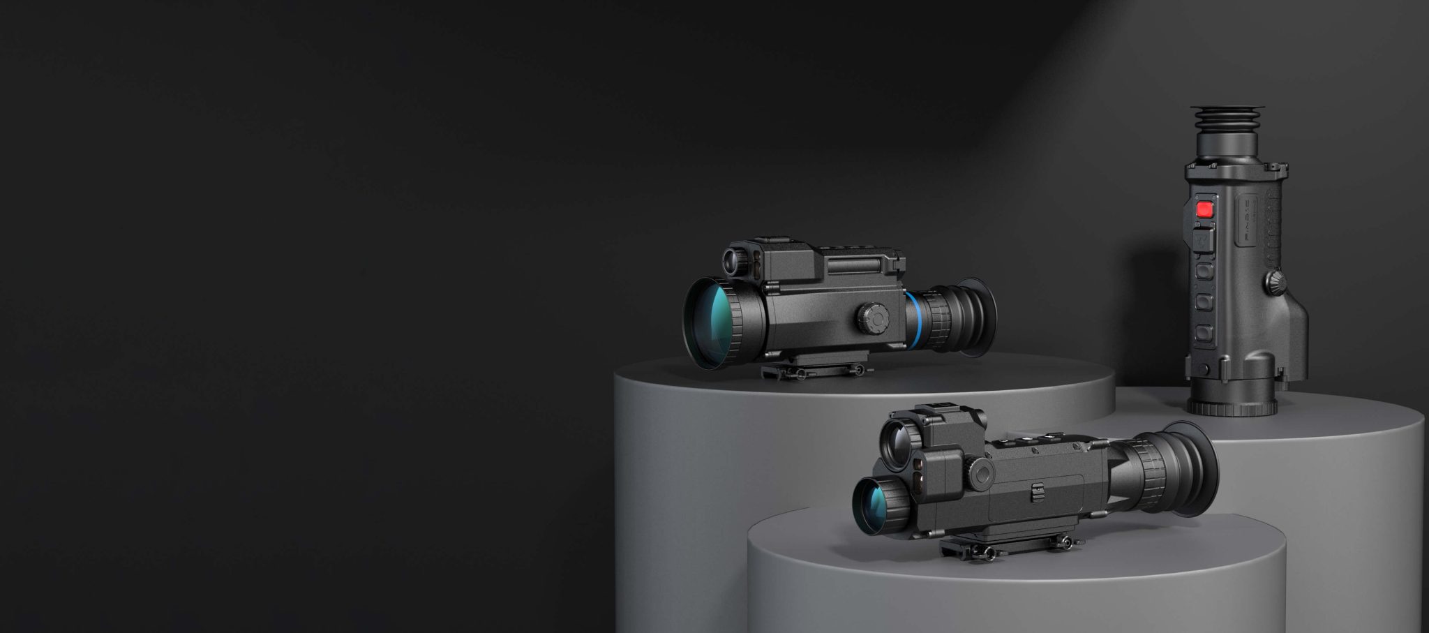 customizable rifle scopes with large observation screen
