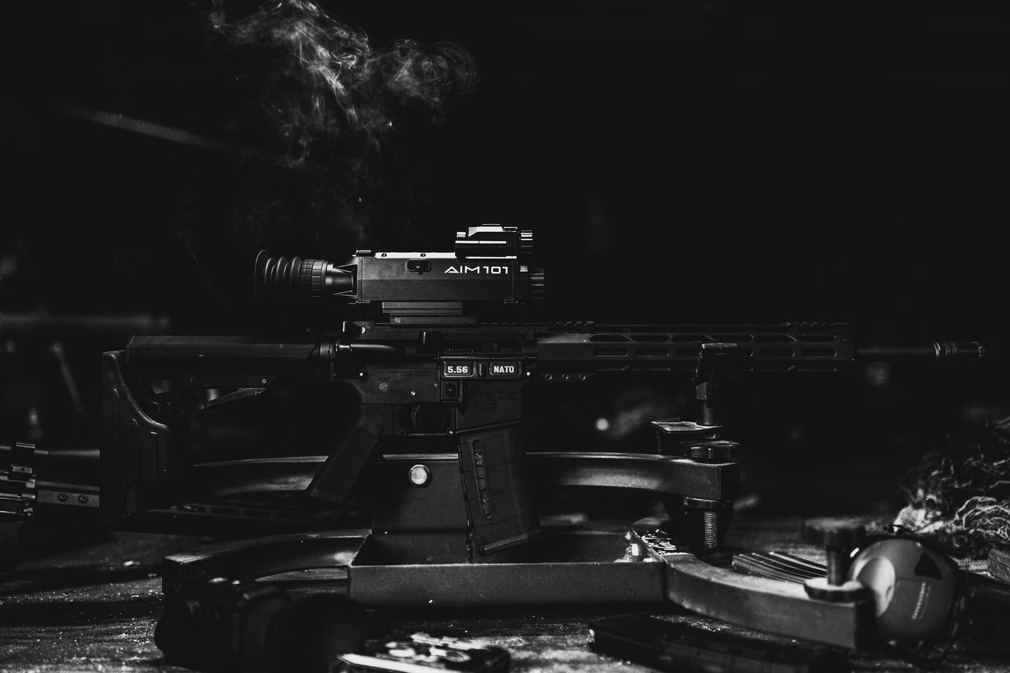AIM101 Thermal+night vision+LRF Scope